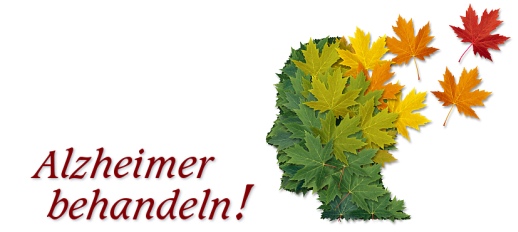 symbolischer Kopf aus Blättern, die wegfliegen